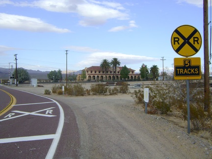 Arriving at Kelso Depot visitor centre, Mojave National Preserve