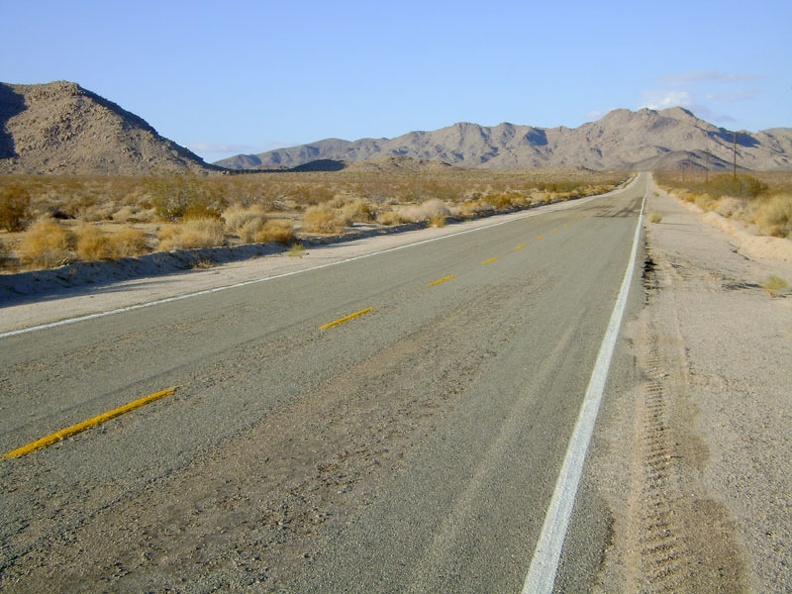 Heading toward the Marl Mountains as I climb Kelbaker Road out of Kelso, Mojave National Preserve