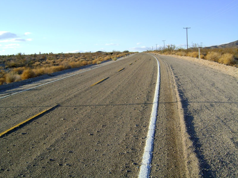 Up, up, slowly up Kelbaker Road, Mojave National Preserve