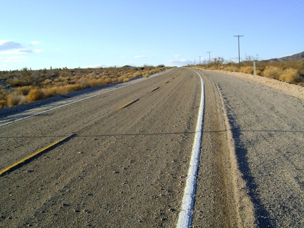 Up, up, slowly up Kelbaker Road, Mojave National Preserve