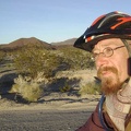 Pedalling down past those famous Mojave National Preserve cinder cones