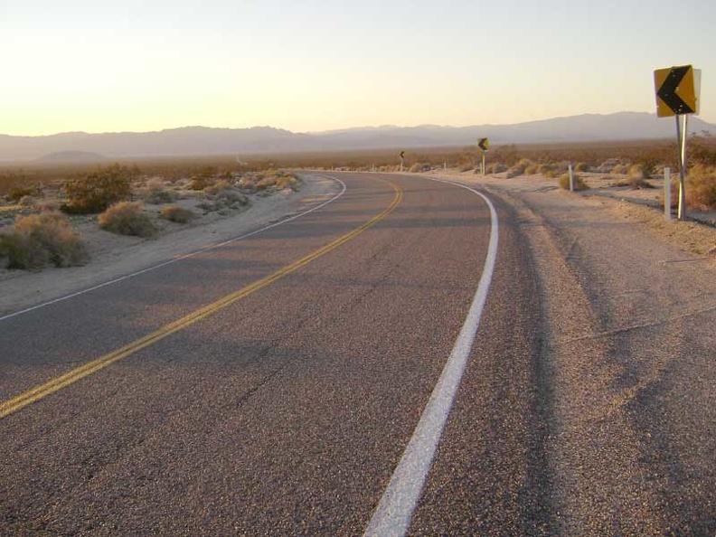 Rounding &quot;the big curve&quot; on Kelbaker Road, I begin the 10-mile home stretch toward Baker