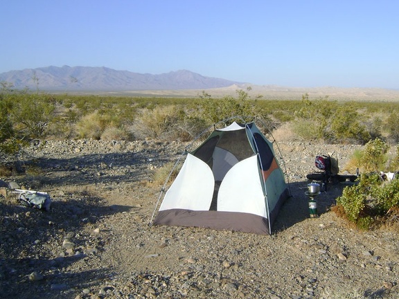 Mojave National Preserve wake-up call near Kelso Depot: morning sunshine