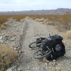 Day 6: Cornfield Spring Road to west of Kelso Dunes by bicycle