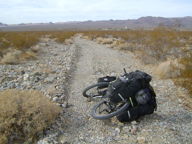 The 10-ton bike slithers down Cornfield Spring Road at 5-7 miles per hour toward Kelso Depot