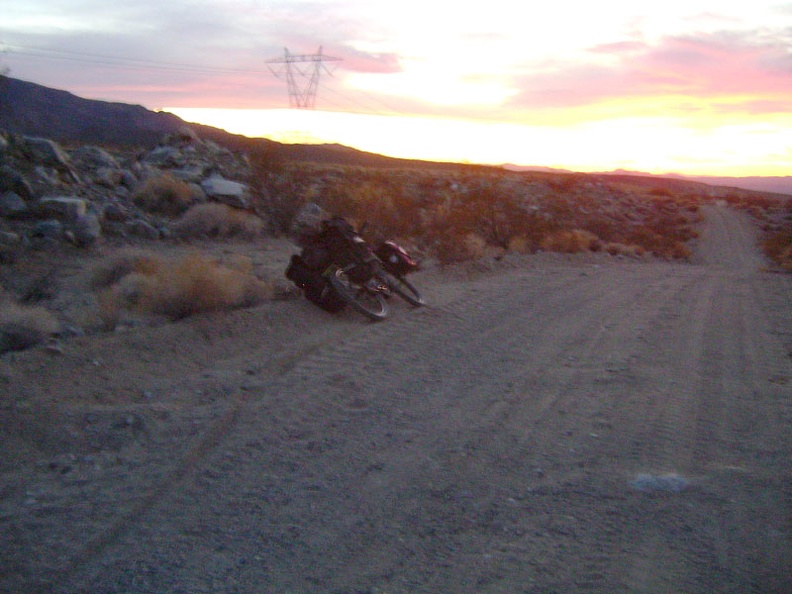 Hmmm... maybe there's a campsite for me on the raised rocky area to my left?