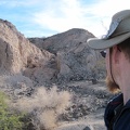 I hike through an area of heavy erosion in "South Broadwell Wash" west of Broadwell Mesa