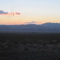 The sun goes down for good behind the Cady Mountains, not to be seen again until tomorrow