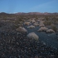 I cross another small drainage at dusk; I'll have several more to cross, a few quite deep, by flashlight, on my way home