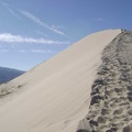 Kelso Dunes feels very sculptural as one approaches the summit