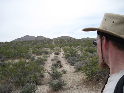 I hitch up with an old road (now closed in a Wilderness area) and follow it toward Kelso Peak