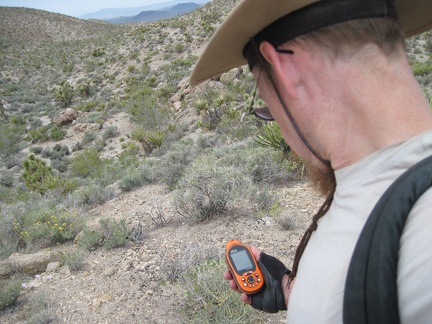 It's GPS time again; I want to hike a few different ridges on the way back to my campsite