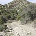 The road in Keystone Canyon descends a little more