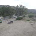 Back at the tent, the job that awaits me is re-repairing my broken bike rack