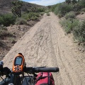 I hate packing up, but it went reasonably well, and now I begin the ride down Castle Peaks Road