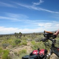 Today's ride will be to the other side of Lanfair Valley, roughly as far as the eye can see here