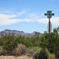 The junction of Ivanpah Road and Cedar Canyon Road is my low point of the day, at about 4050 feet elevation