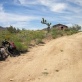 Riding up Cedar Canyon Road, I spot an abandoned house, so the 10-ton bike pulls over to allow a few minutes of exploration