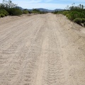 Some stretches of Cedar Canyon Road have significant sand accumulation, in addition to being washboarded