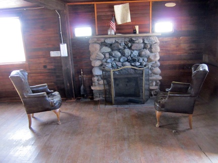 To my surprise, the door to the Bert Smith rock house is not locked like it was when I last visited