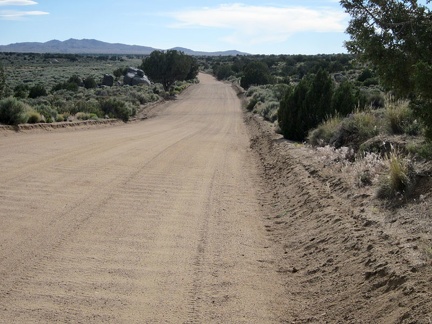 After my visit to the Bert Smith rock house, I continue riding westward on the washboard of Cedar Canyon Road