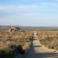 I check out the view behind me while walking the 10-ton bike up the little hill