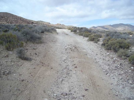 Gold Valley Road gets a bit steep as it rises to the top