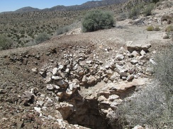 I take a look at one of the major shafts at the Trio Mine site