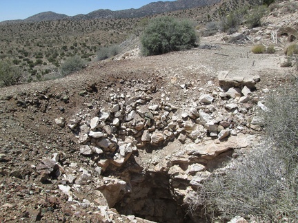 I take a look at one of the major shafts at the Trio Mine site