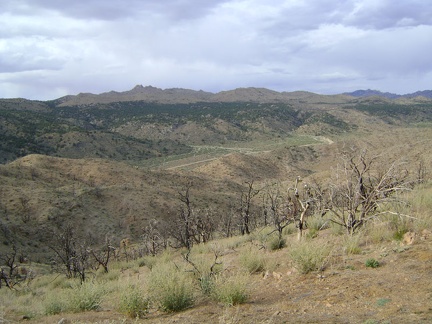 The northeast view from this vantage point provides an overview of Cedar Canyon that I haven't seen before