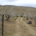 After a few miles, I turn at Macedonia Canyon Road and pass through the flimsy barbed-wire gate