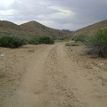 I begin the gradual descent down Macedonia Canyon Road, Mojave National Preserve