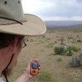 Up on a hill in the Macedonia Canyon valley, I stop to check my maps and GPS