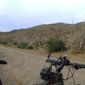 A quick 270-degree turn of the bike and I'm on Wild Horse Canyon Road again and on my way back to Mid Hills campground