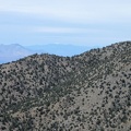 Looking way off into the distance, I can see a snow-capped mountain, which I presume is Charleston Peak near Las Vegas
