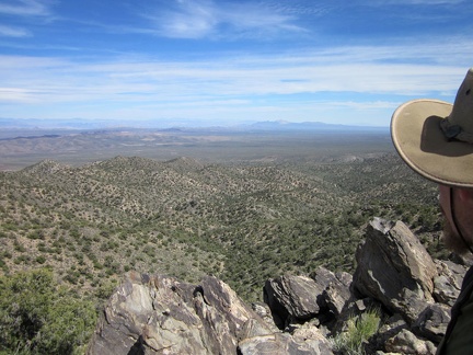 McCullough Mountains Peak 6425 also has great views eastward across the Piute Valley