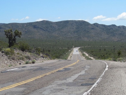 Once back on the pavement of Kelbaker Road, I begin the always-wonderful 12-mile downhill to Kelso