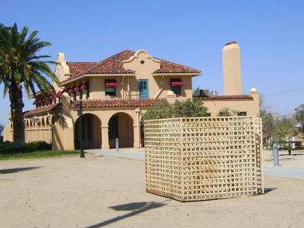 Next to Kelso Depot is an old metal structure that was formerly used as Kelso's jail!