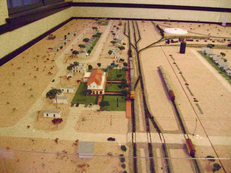 Downstairs in Kelso Depot is a model that shows how Kelso was back in the 1940s