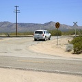 While at Cedar Canyon Road junction, I notice an indecisive SUV, so I go speak to its driver; maybe he needs directions