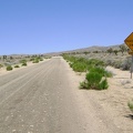 Cedar Canyon Road's famous "pavement ends" sign