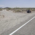 Almost 13 miles up Kelbaker Road, I stop briefly at the rough dirt road to Indian Springs, Mojave National Preserve