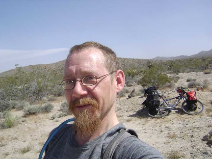 I take another break when I reach the coveted Kelbaker Road summit at about 3800 feet