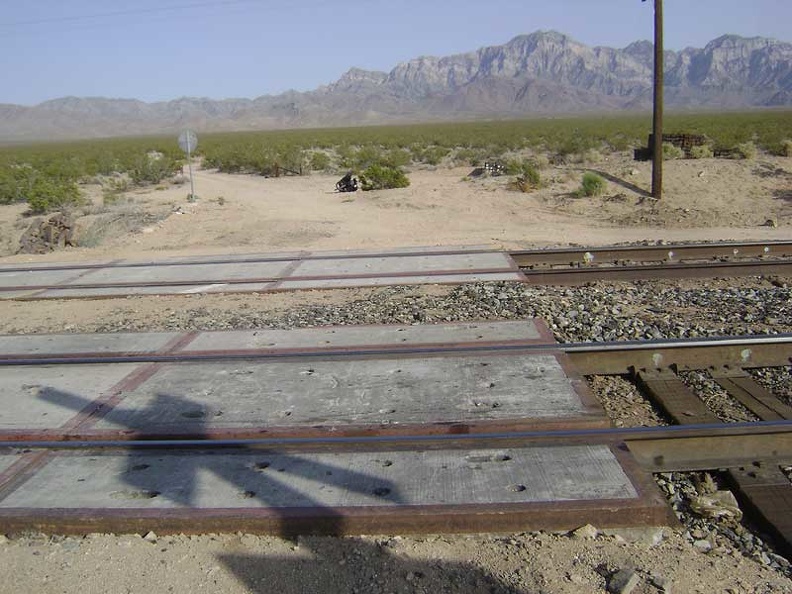 I cross the tracks at Globe Mine Road and it's official: I've just left pavement for a couple of days