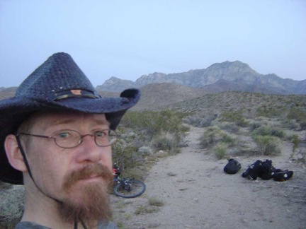 I decide that I don't really need to camp right next to that old mine site, so I pull over here and choose a campsite nearby