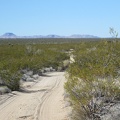 On some parts of the Mojave Road, I have nice views across Lanfair Valley to familiar areas like Table Mountain