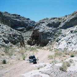 Day 7: Ride from Monarch Canyon to Emigrant Campground, crossing Death Valley along the way