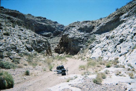  On the road out of beautiful Monarch Canyon