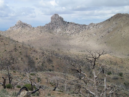 One last look at Eagle Rocks before I leave Mid Hills campground