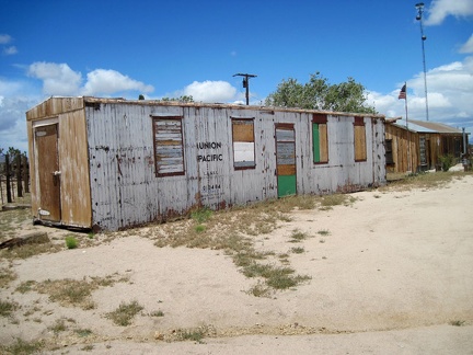 Also by the Cima Store sits an old boxcar or trailer